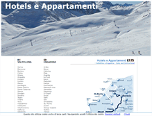 Tablet Screenshot of hotels.valtline.it